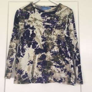 Very Wang Tie Dye Long Sleeve T-Shirt